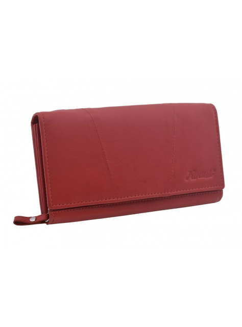 Dámska červená peňaženka z nappa kože MERCUCIO 11 kariet - All4Men.sk