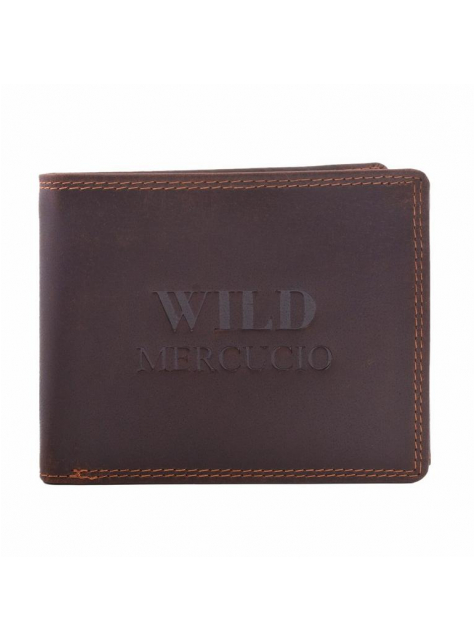 Pánska peňaženka z brúsenej kože MERCUCIO, 8 kariet - All4Men.sk