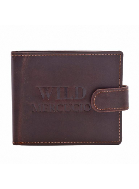 Kožená peňaženka so zapínaním MERCUCIO, 7 kariet - All4Men.sk