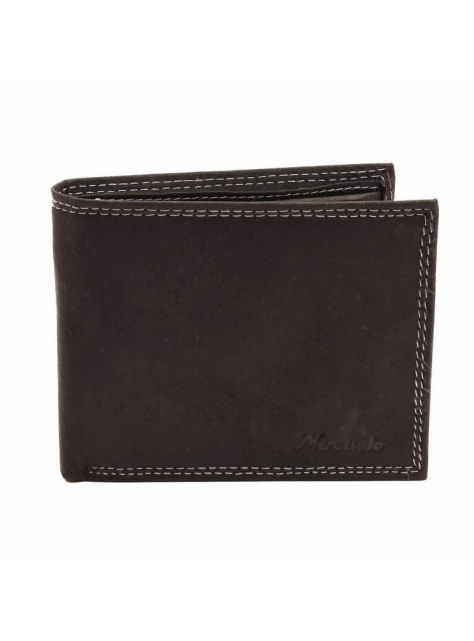 Pánska peňaženka s vnútornou prackou, 10 kariet, čierna koža - All4Men.sk
