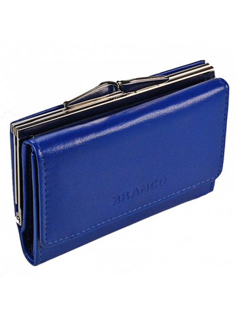 Dámska kožená peňaženka so sponou BRANCO parížska modrá - All4Men.sk