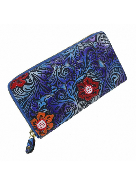 Dámska kožená peňaženka MERCUCIO modrá - All4Men.sk