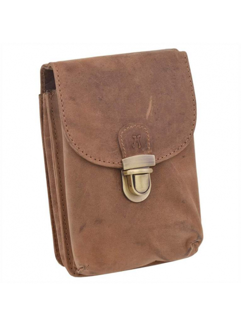 MERCUCIO | Kožené puzdro na opasok, hnedá-tan - All4Men.sk