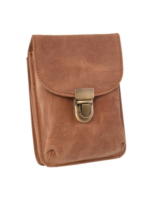 MERCUCIO | Kožené puzdro na opasok, hnedá-tan - All4Men.sk