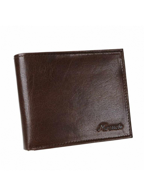Kožená pánska peňaženka hnedá so zapínaním MERCUCIO - All4Men.sk