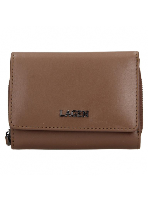 Dámska luxusná peňaženka LAGEN malá, hnedá - All4Men.sk