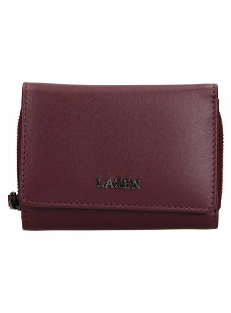 Dámska luxusná peňaženka LAGEN malá, vínovo-fialová - All4Men.sk