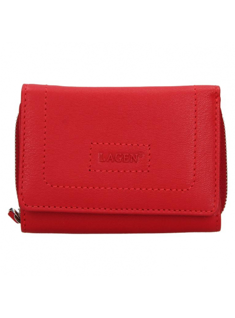 Malá dámska peňaženka LAGEN, 6 kariet červená - All4Men.sk
