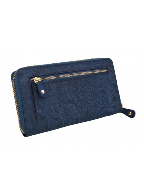 Modrá zipsová peňaženka MERCUCIO 12 kariet - All4Men.sk