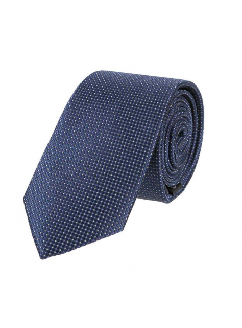 Modrá námornícka biznis kravata SLIM 6 cm - All4Men.sk