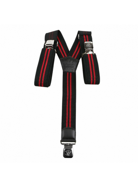 Traky športové unisex čierno-červené š. 4 cm  - All4Men.sk