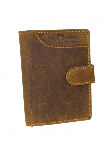 Pánska kožená peňaženka so zapínaním Camel - All4Men.sk