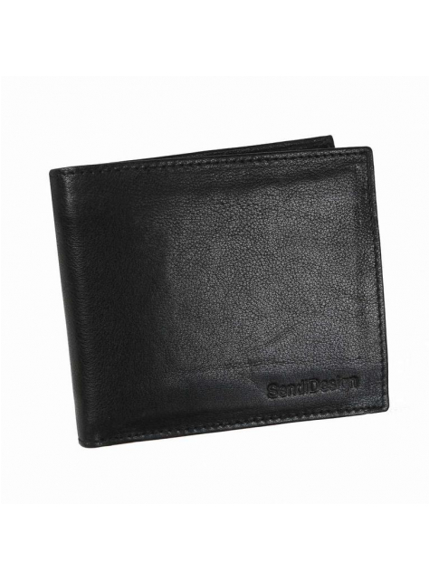 Kožená peňaženka s dokladovkou a vnútorným patentom SENDI  - All4Men.sk