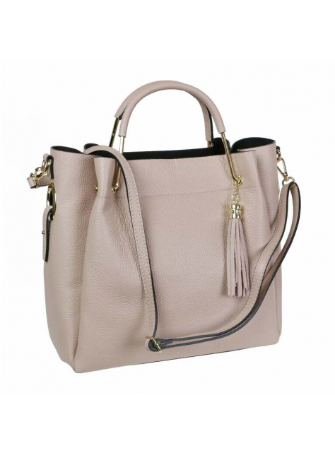 Púdrová kožená kabela s vyberateľným organizérom Made in Italy - All4Men.sk