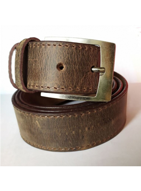 Džínsový opasok z brúsenej kože MERCUCIO 4 cm - All4Men.sk