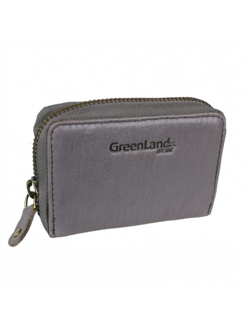 Greenland Nature Portafoglio in nappa nera RFID in pelle 7 cm schwarz | sul