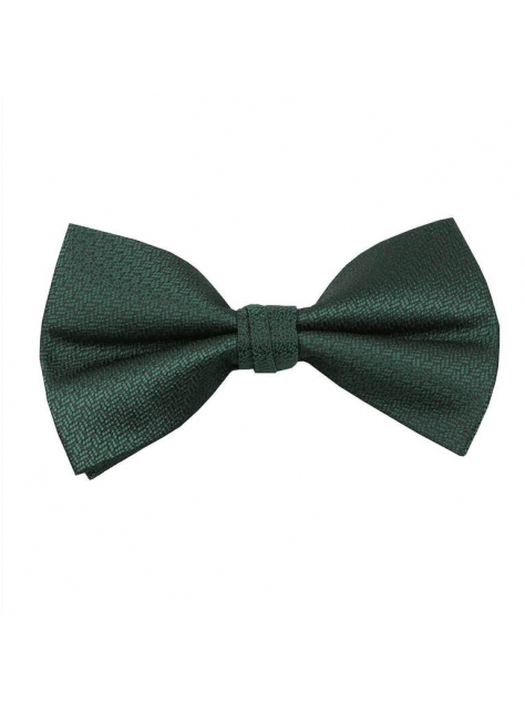 Elegantný zelený smaragdový motýlik ORSI tkaný vzor - All4Men.sk