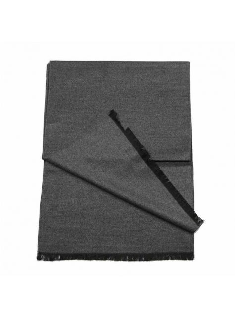 Elegantný a teplý pánsky šál na zimu z viskózy ORSI antracitový - All4Men.sk
