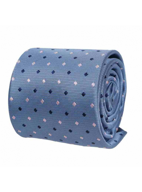 Pánska kravata ORSI BUSSINES TIES egyptská modrá 7 cm - All4Men.sk