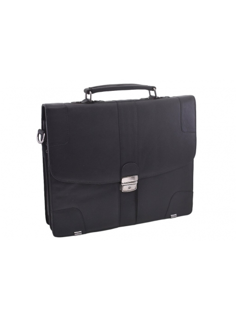 Aktovka na dokumenty MERCUCIO čierna nappa koža - All4Men.sk