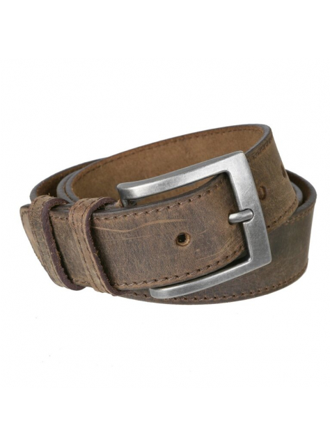 Hnedý džínsový opasok 3,8 cm MERCUCIO - All4Men.sk