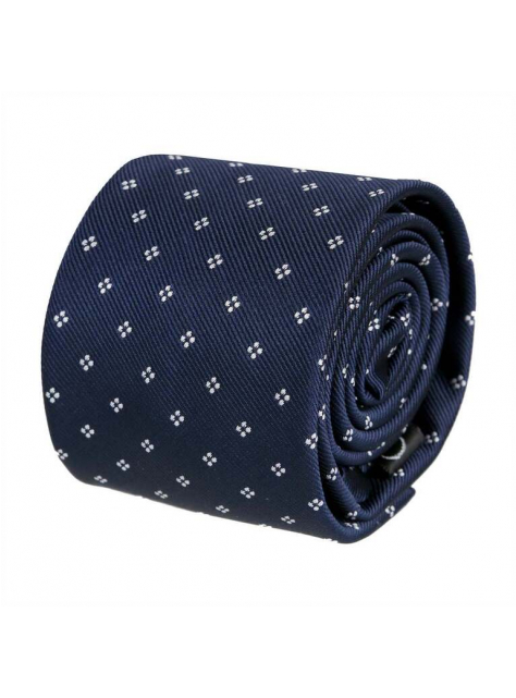 Tmavomodrá slim kravata ORSI biznis štýl 6 cm - All4Men.sk