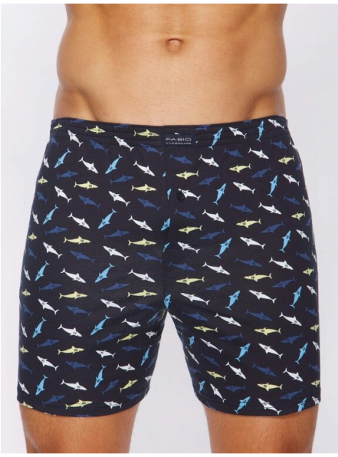 Pánske boxerky FABIO vzor žralok - All4Men.sk