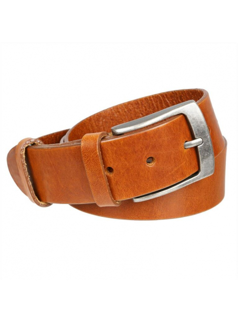 Koňakovo-hnedý unisex opasok MERCUCIO 3,8 cm - All4Men.sk