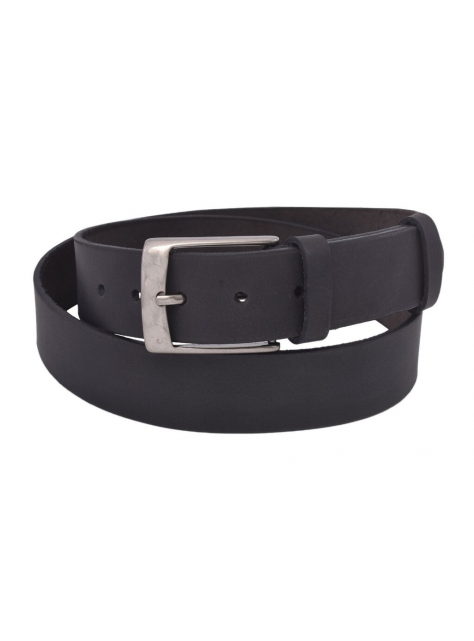 Džínsový opasok MERCUCIO čierny matný 3,8 cm - All4Men.sk