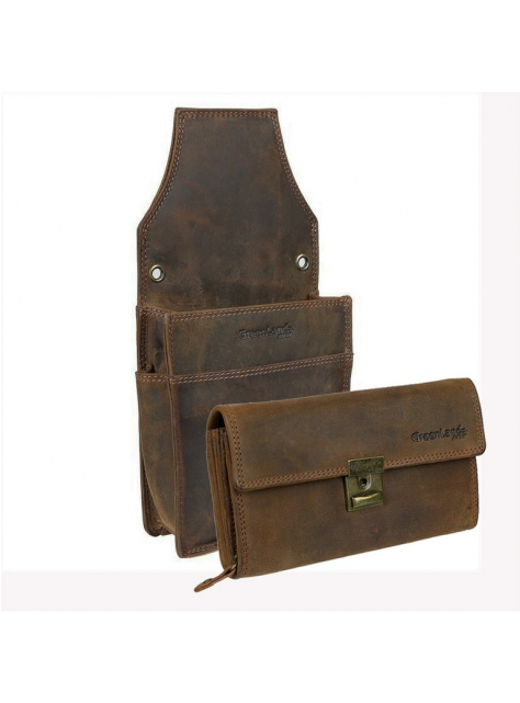 Súprava - čašnícka peňaženka s držiakom GREENLAND - All4Men.sk