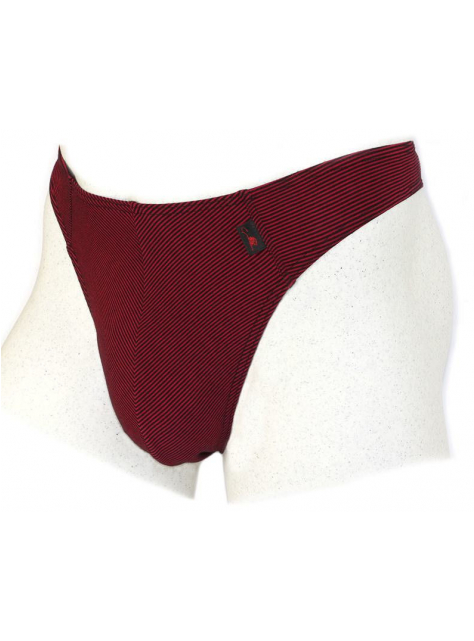 Pánske tangá FAVAB - NY červeno-čierne 12014-06 - All4Men.sk