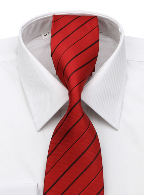 Biela košeľa SLIM FIT na manžetové gombíky KLEMON SF20-124 - All4Men.sk