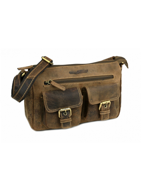 Malá kožená taška na rameno GreenBurry Vintage 1769-25 - All4Men.sk