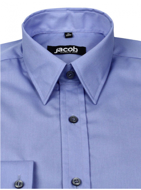 Modrá košeľa SLIM FIT  JACOB 10251 - All4Men.sk