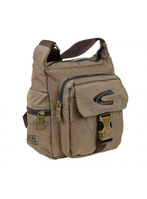 Taška na rameno CAMEL ACTIVE 20x23 cm tmavá piesková - All4Men.sk